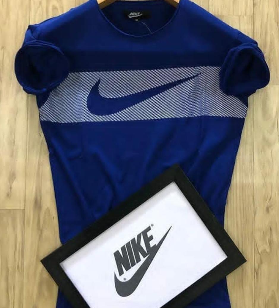 Regular Fit Nike T-Shirt (Blue, L)