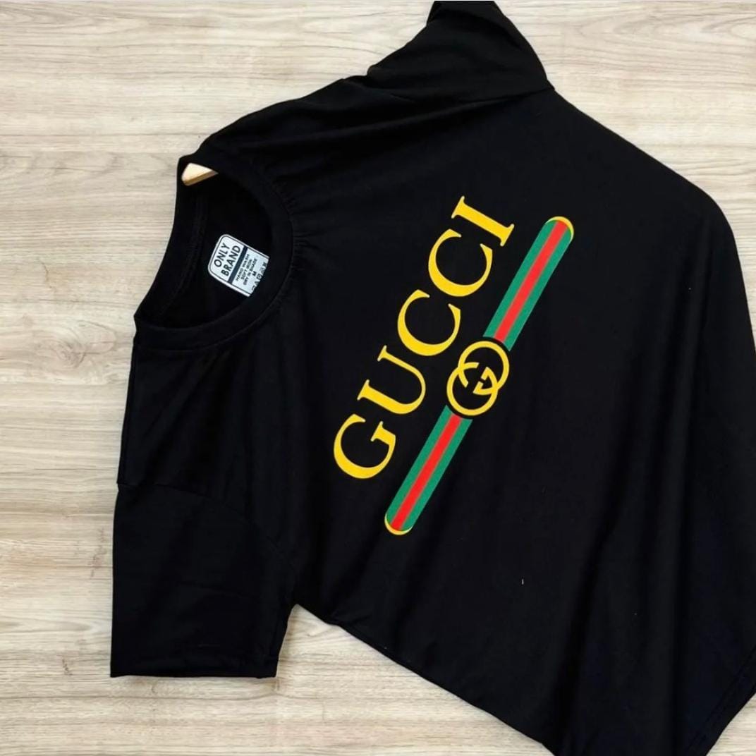 Gucci Regular Fit T-Shirt (Black, L)