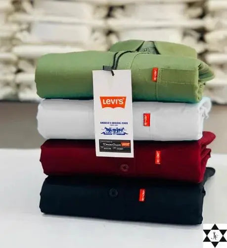 Levis Casual Shirts (Multicolor, M) (Pack of 4)