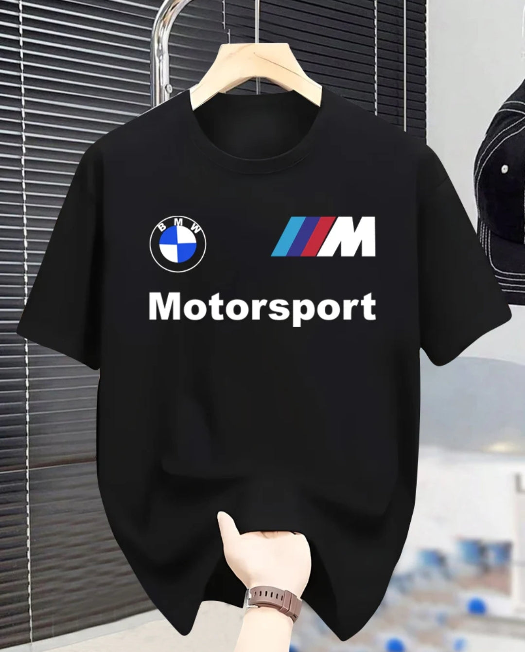 Motosport Mens Round Neck T-shirt
