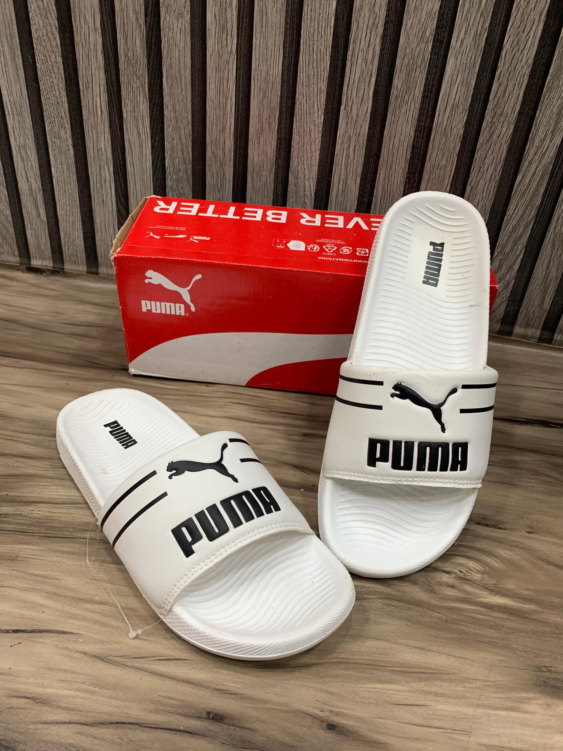 Puma Men Slide, White