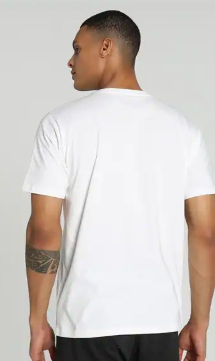 Puma Men Logo Print Crew Neck Tshirt