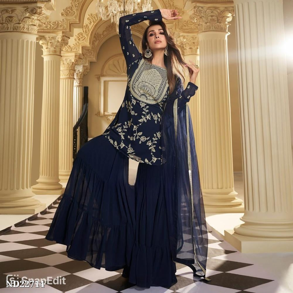 Malaika Arora Khan Inspired Designer Sharara Suit
